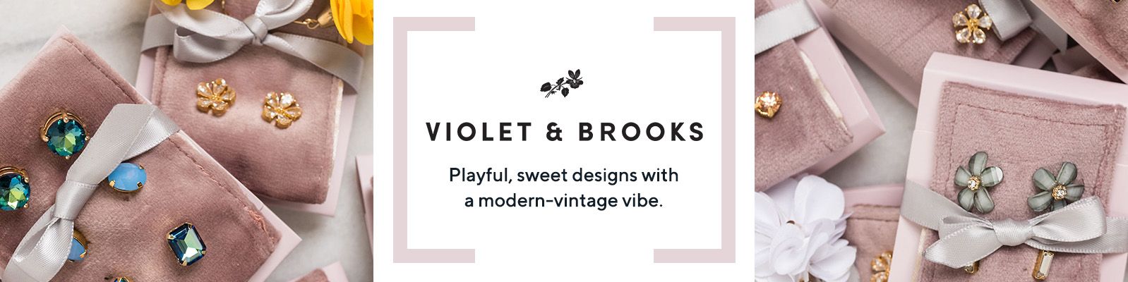 Violet & Brooks.  Playful, sweet designs with a modern-vintage vibe.