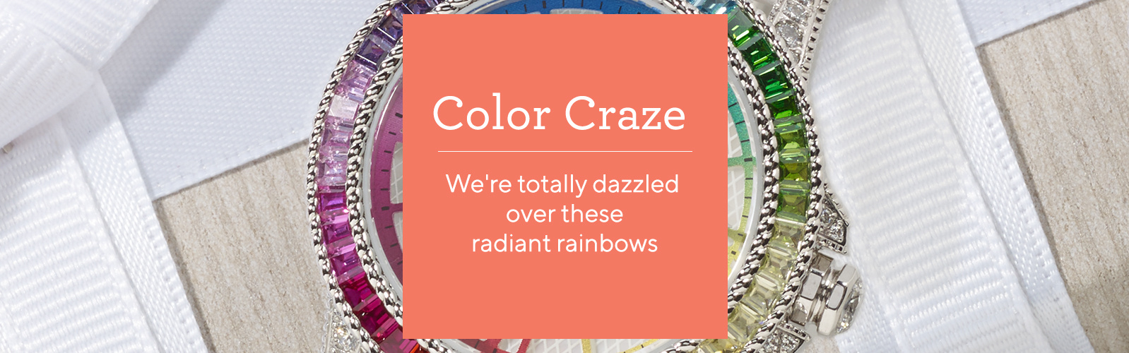 Color Craze   We're totally dazzled over these radiant rainbows
