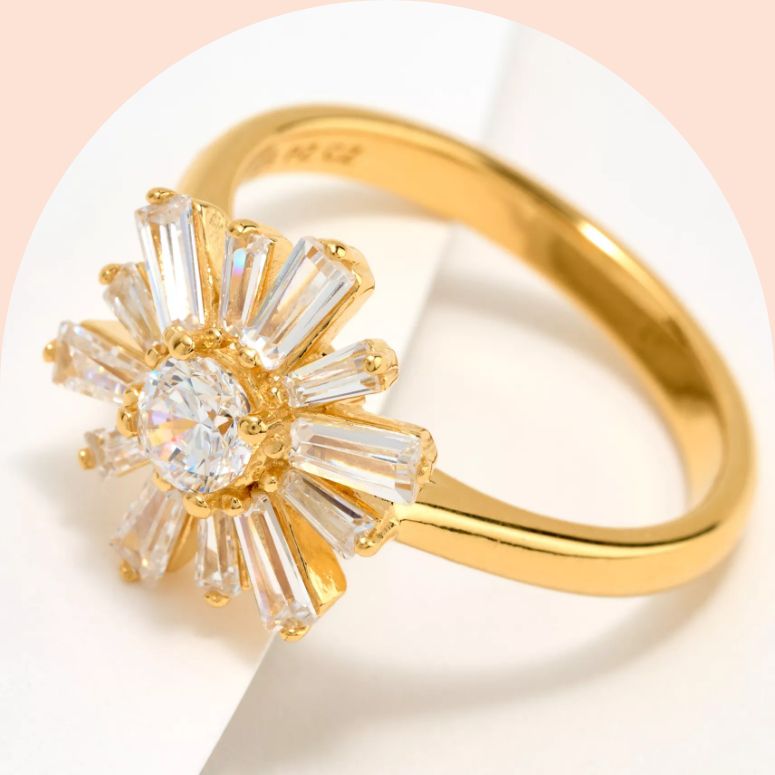 Senco Gold & Diamonds Leafy Gold Ring : Amazon.in: Jewellery
