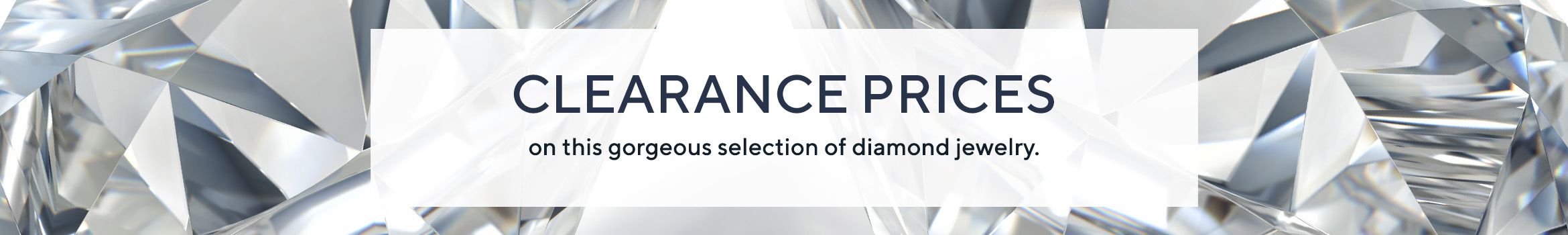 Clearance Prices on this gorgeous selection of diamond jewelry.