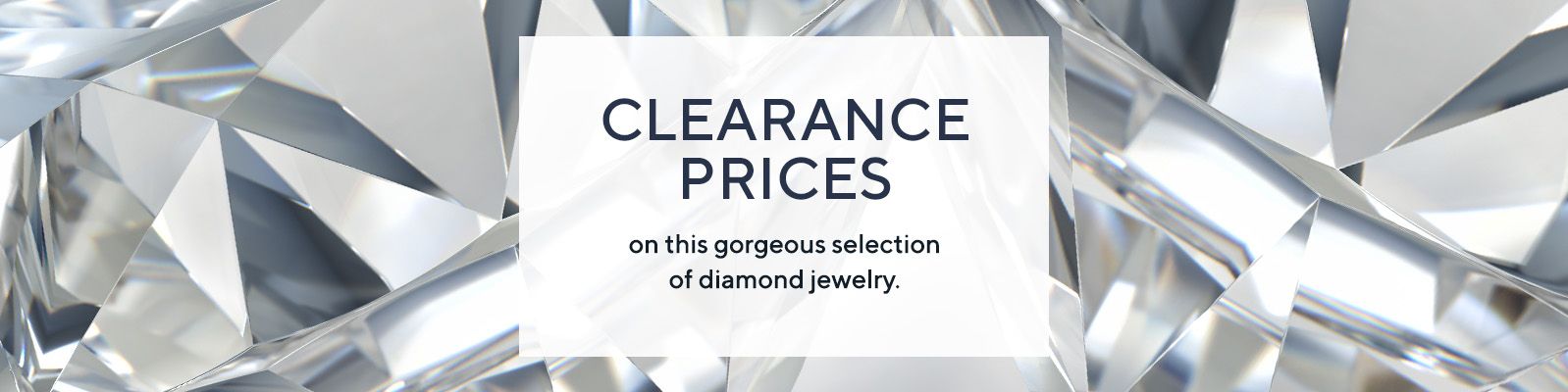 Clearance Prices on this gorgeous selection of diamond jewelry.