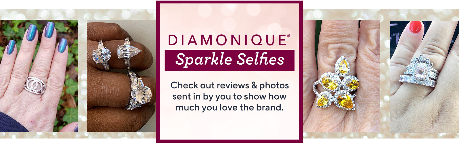  Sparkle Selfies - Check out reviews & photos sent in by you to show how much you love the brand.