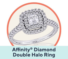 Affinity® Diamond Double Halo Ring