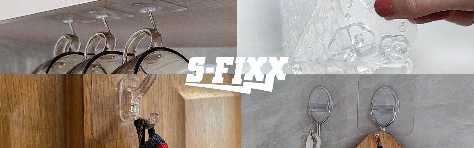 S-FIXX®  Haftende Haken