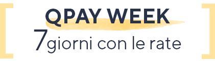 QPay Week: 7 giorni con le rate 