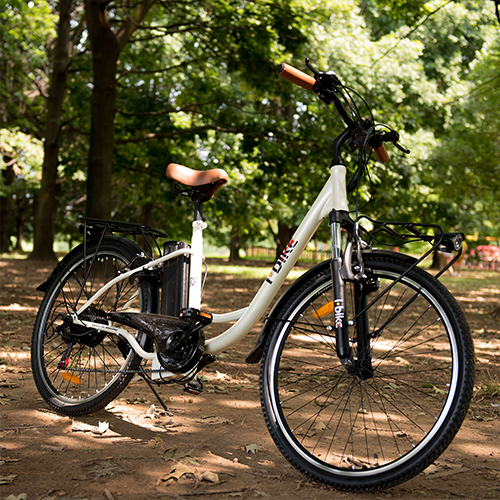 In bicicletta