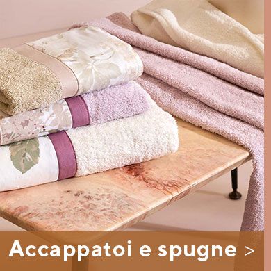Accappatoi e spugne