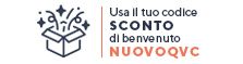 Usa il tuo codice sconto di benvenuto NUOVOQVC