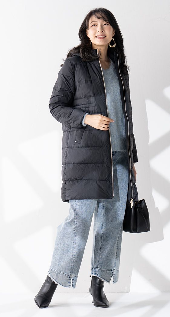 ロングダウンコート