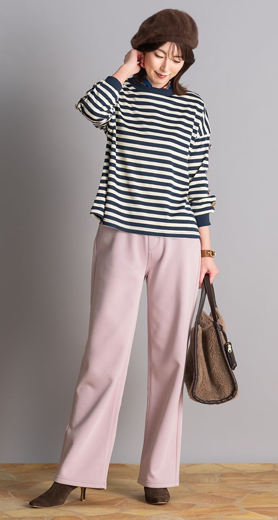 デニムゆるストレート