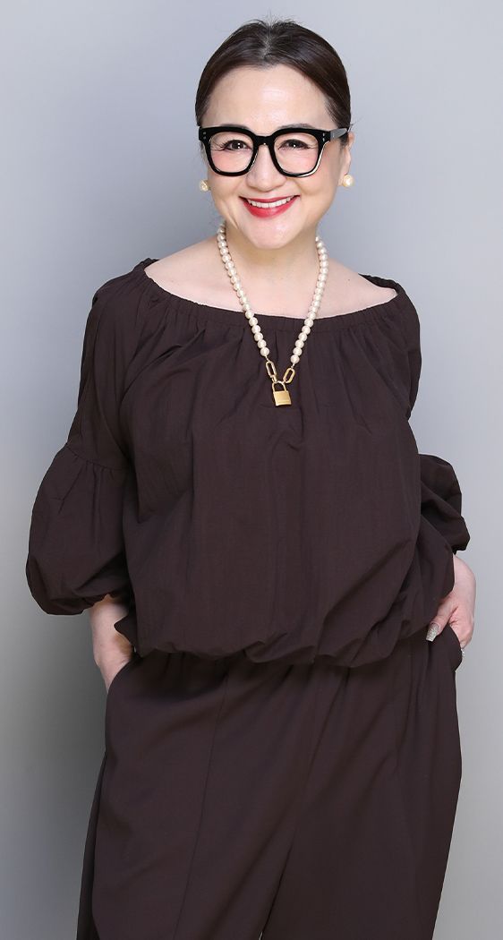 ネックバルーンブラウス