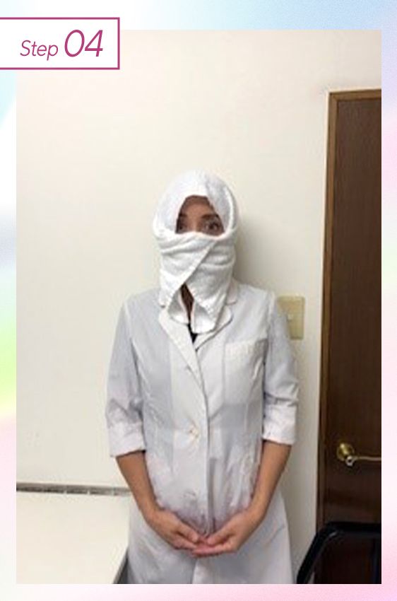 ④交互に上から引っかければ完成！