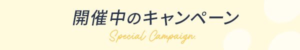 開催中のキャンペーン