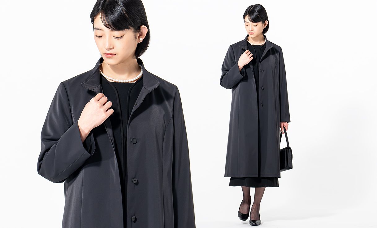 東京ソワールプチ 洗えるペプラム使いミモレ丈アンサンブル 東京