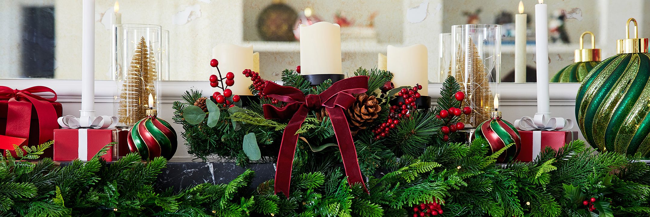 Christmas trees and home decor