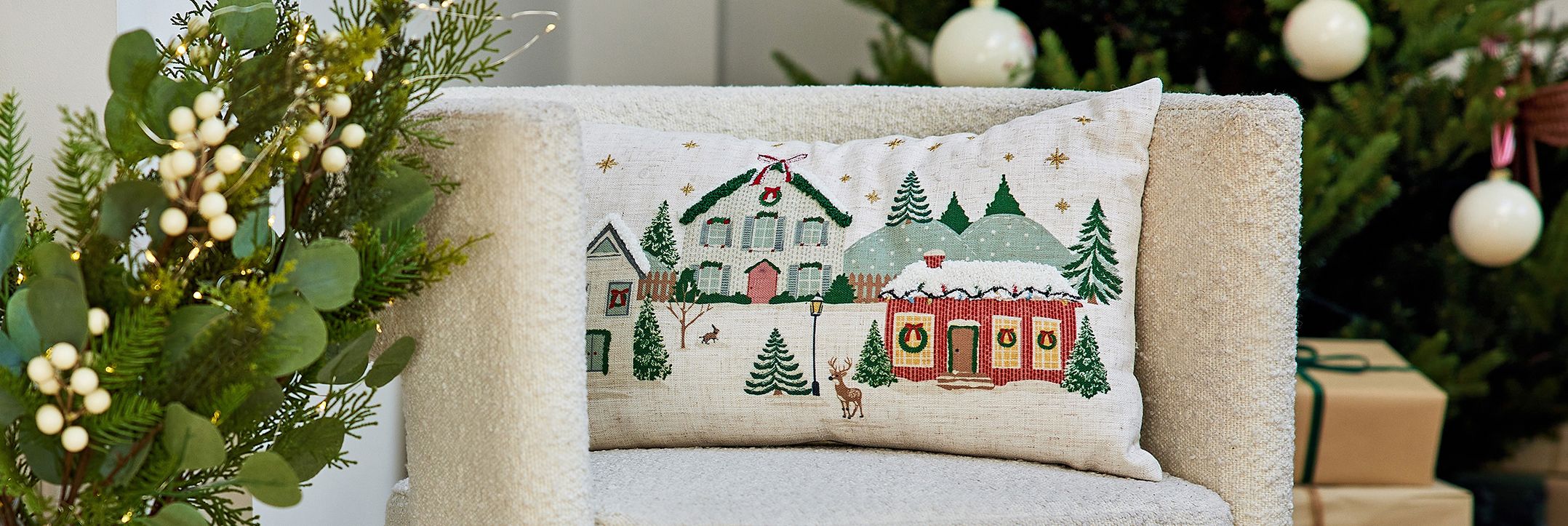 Christmas trees and home decor