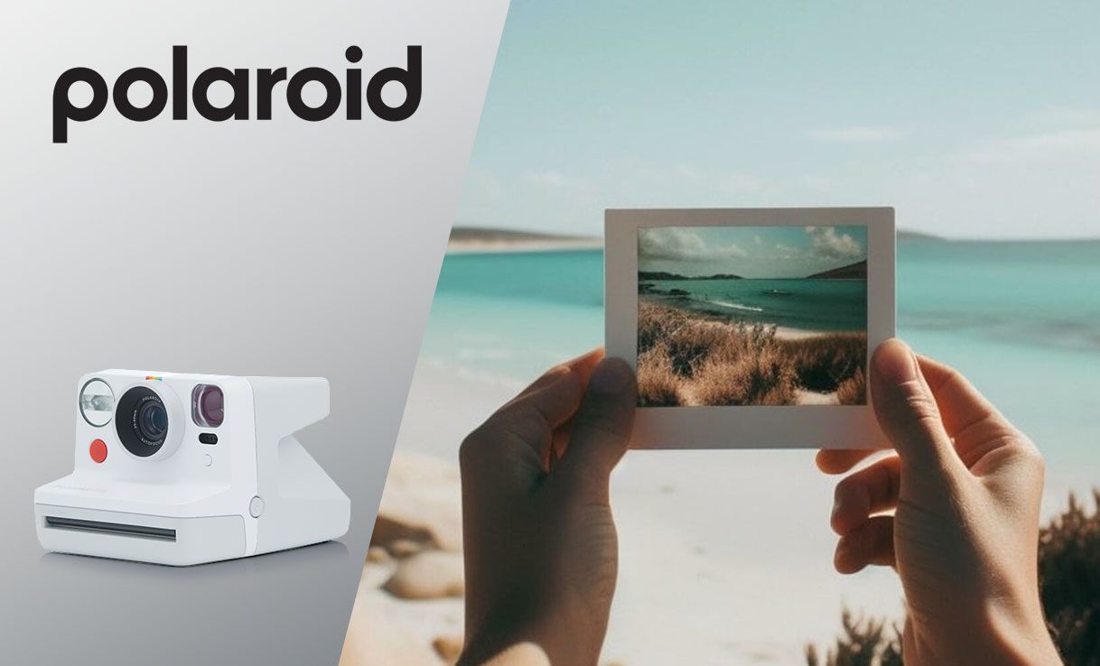 Polaroid Now White Instant Camera