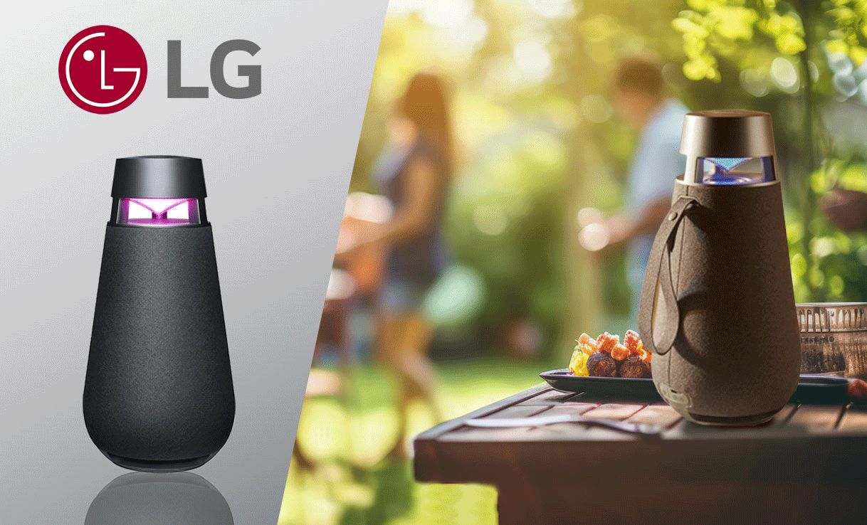 LG XBOOM XO3 Portable Bluetooth Speaker with 360 Sound & Mood Lighting