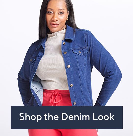 Denim & Co denim-style jacket