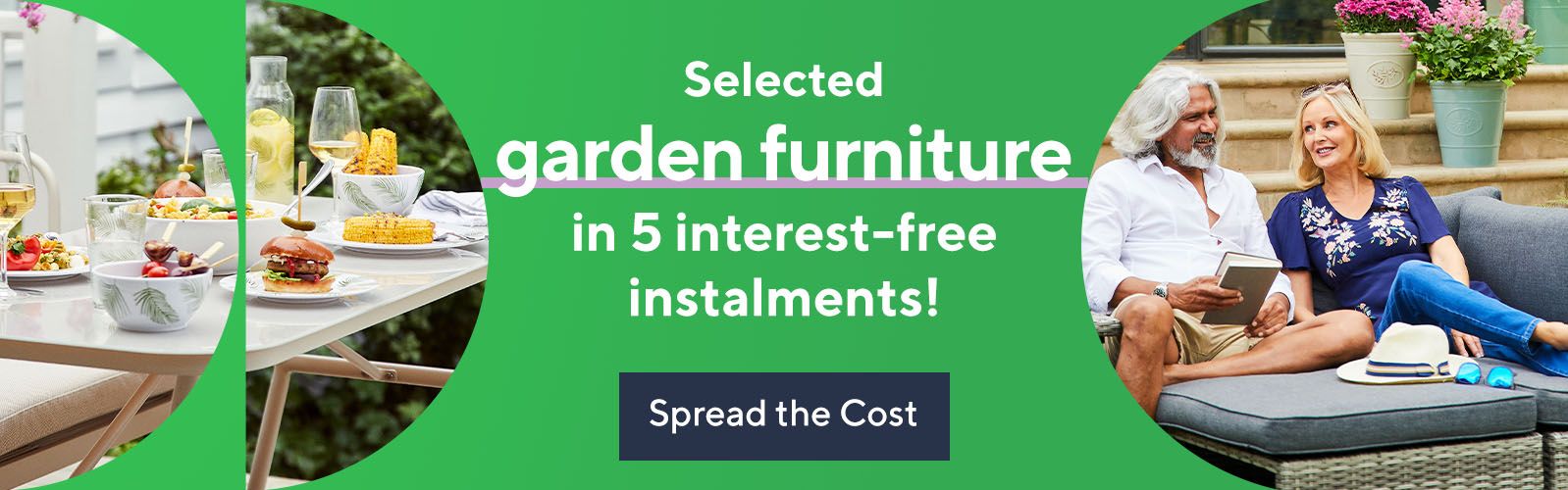Garden furniture in interest-free instalments