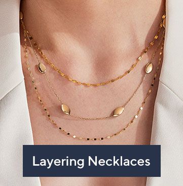 Layering necklaces