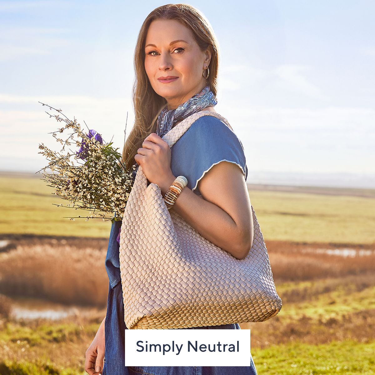  Neutral-toned shoes and accessories