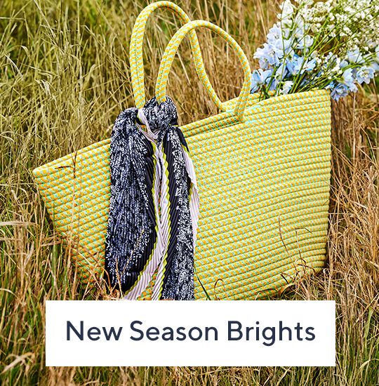 Bright shoes and accessories