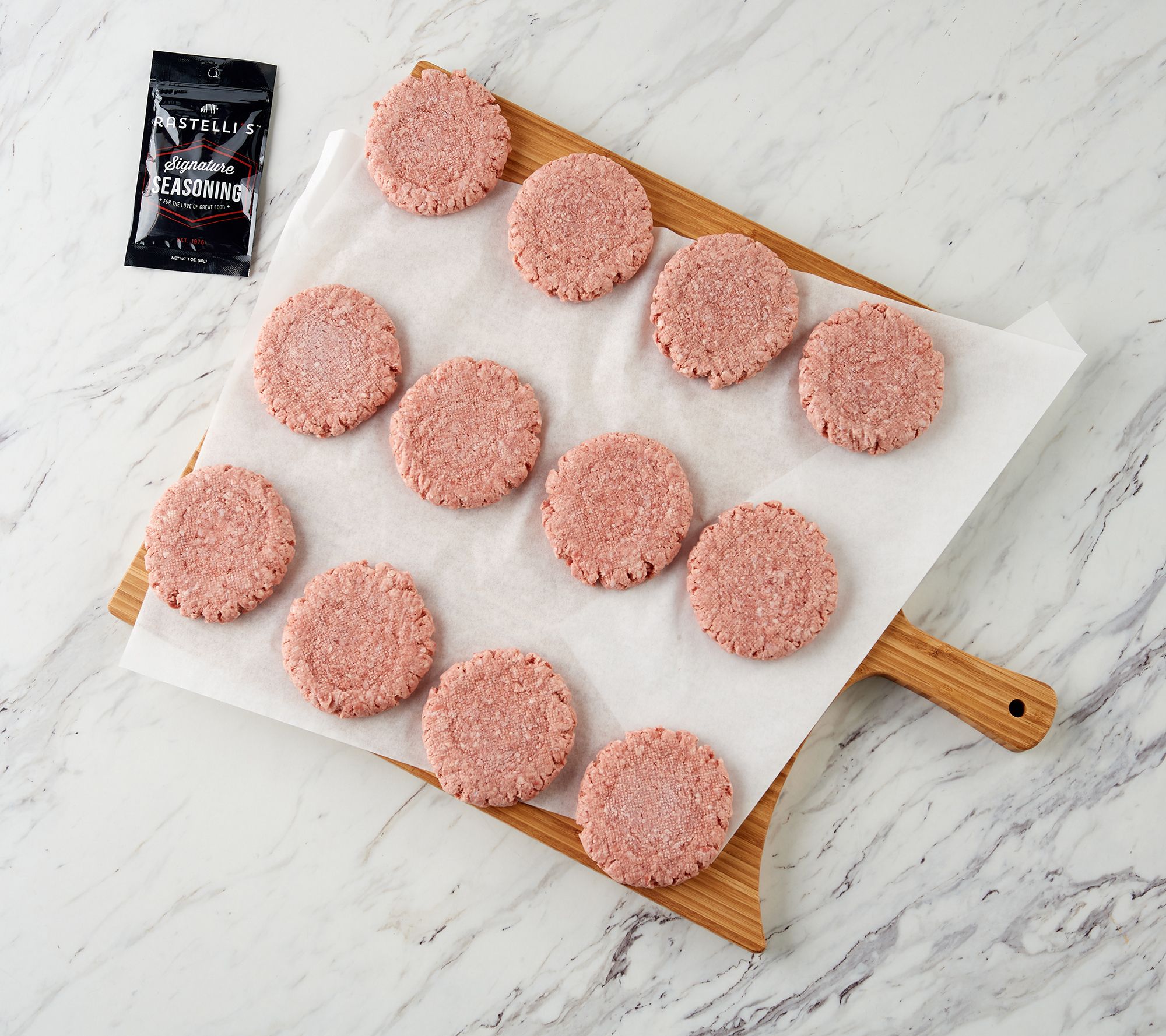 Rastelli (12) 5oz. Short Rib Burgers w/ Sea Salt & Black Pepper