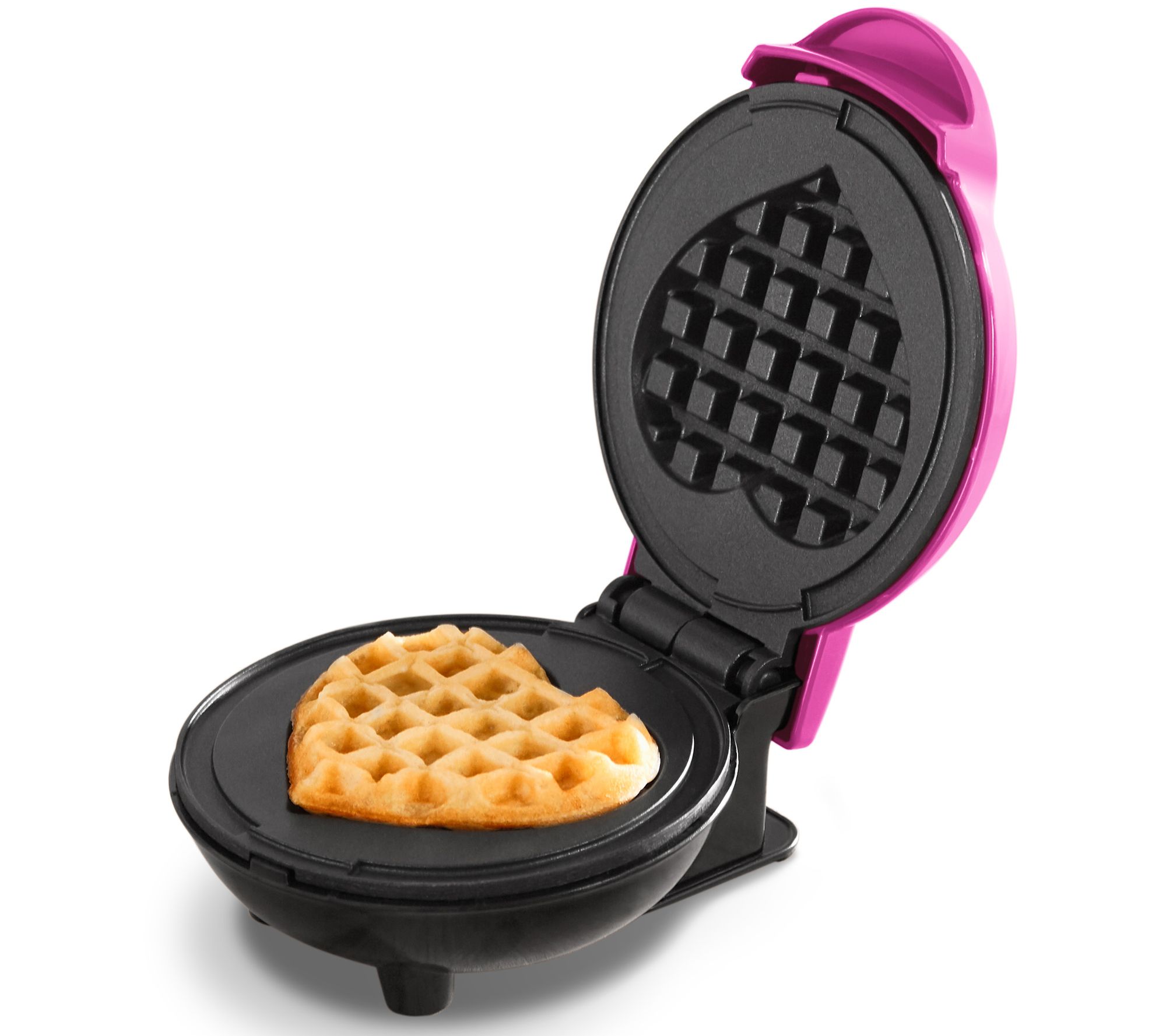 Bella Mini Heart Waffle Maker - Pink