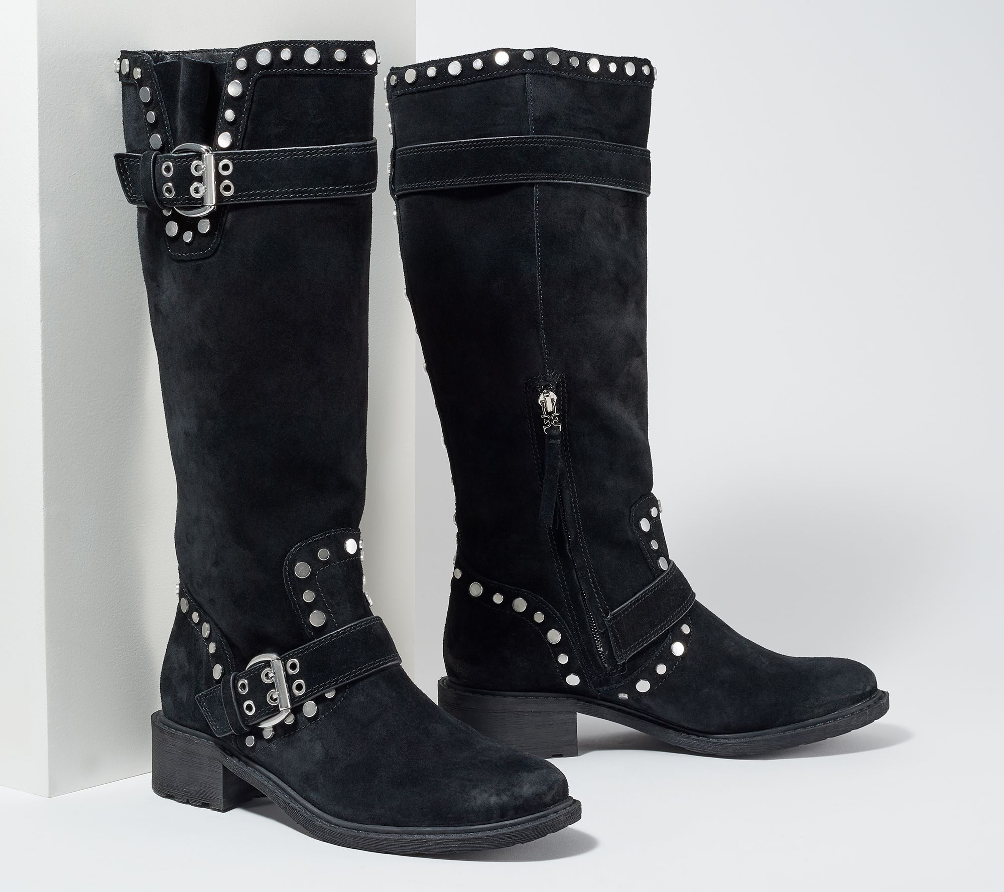 Sam Edelman Studded Tall Shaft Boots - Deryn - S9416