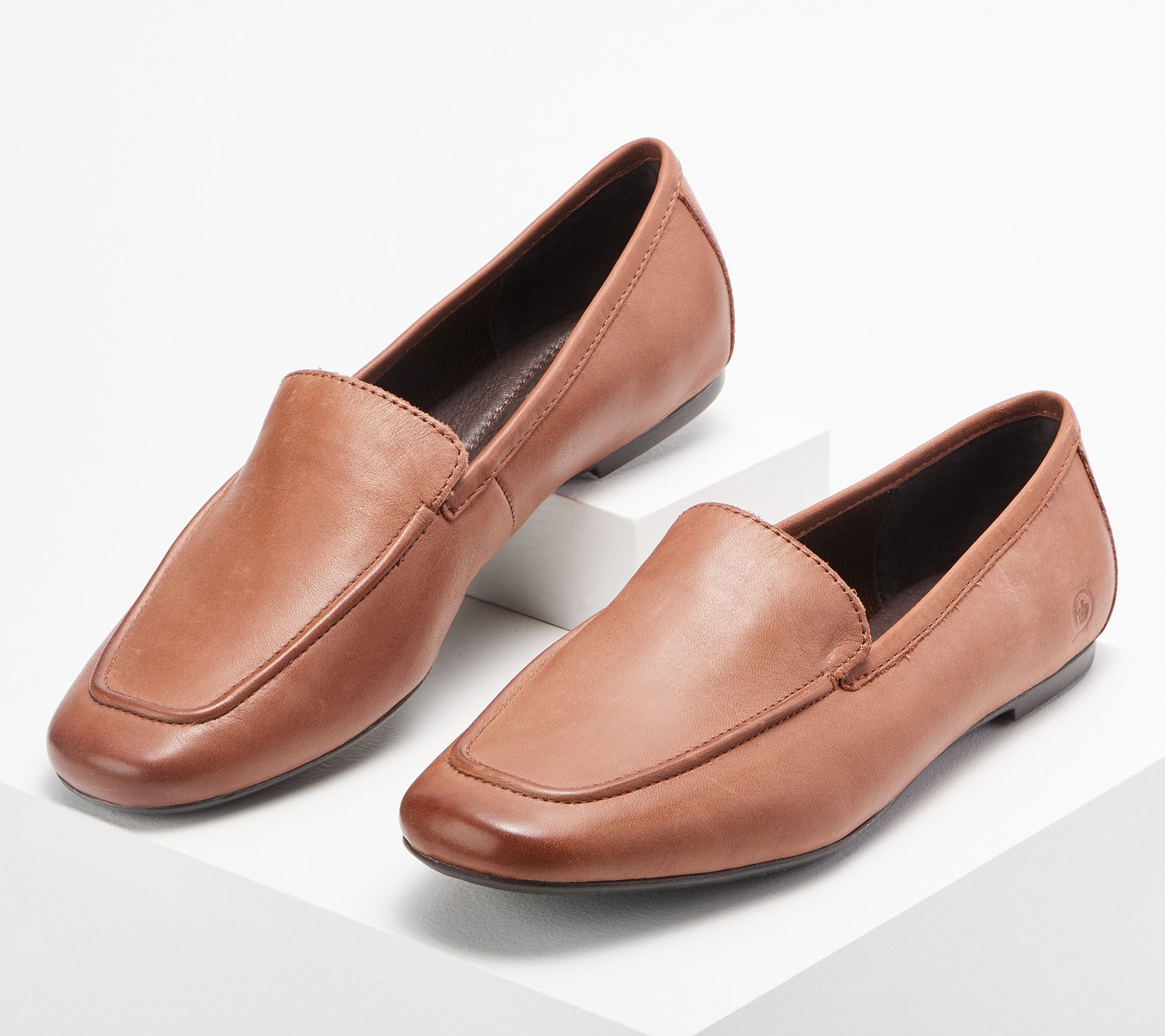 Born Classic Leather Slip On Loafer- Petil - S9722