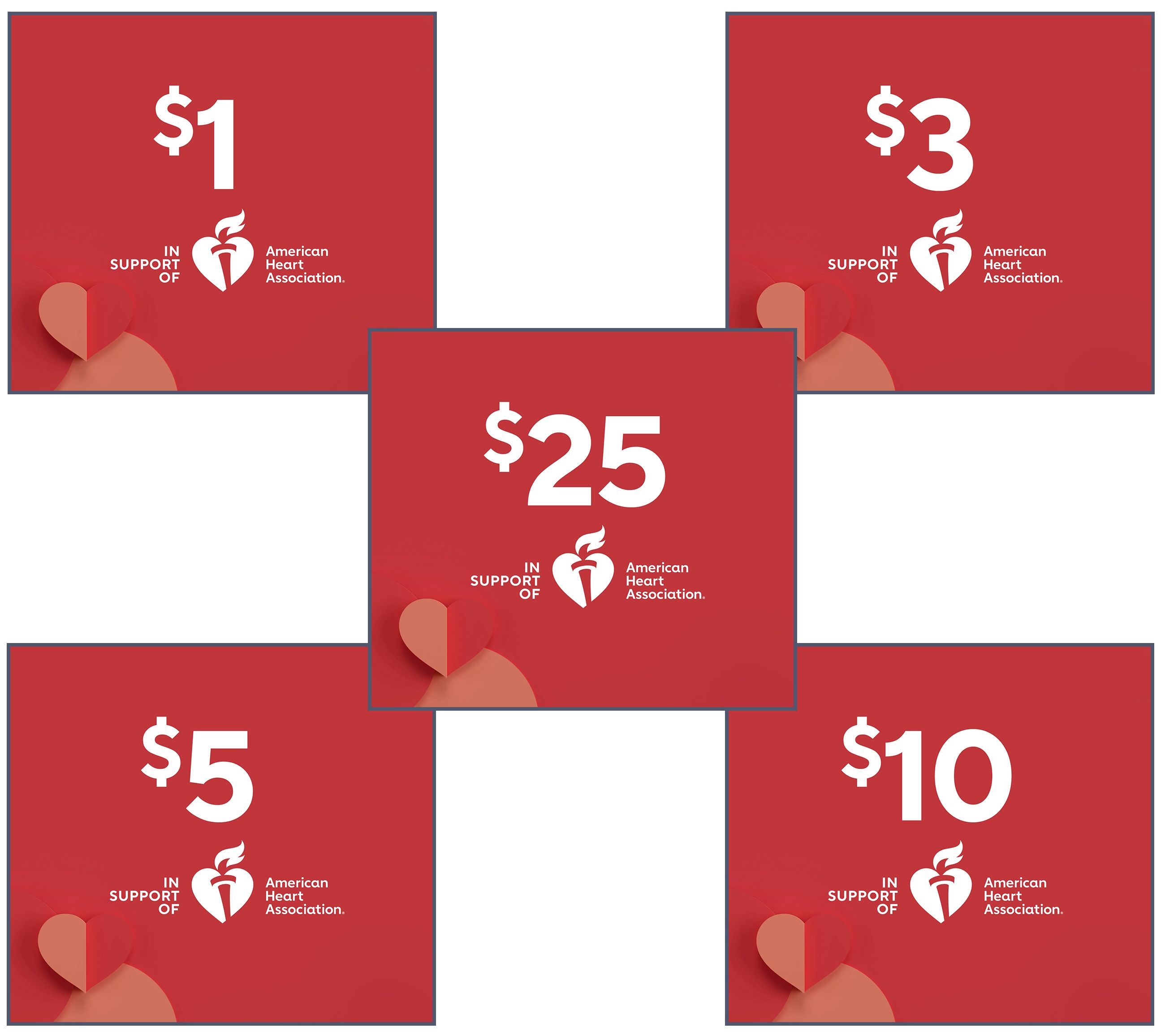 Donation to American Heart Association