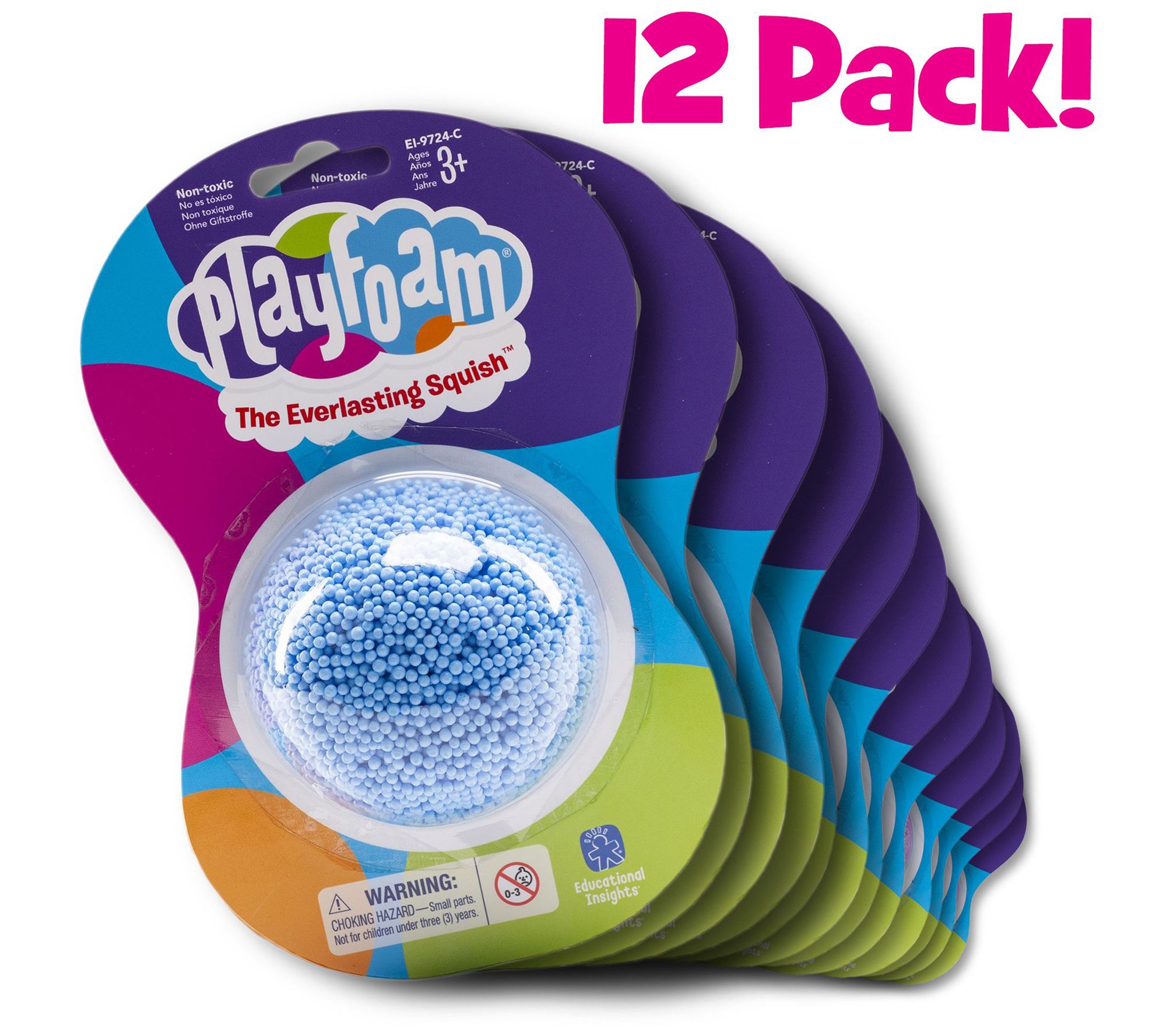 Educational Insights S/12 Classic Playfoam Jumbo Pods