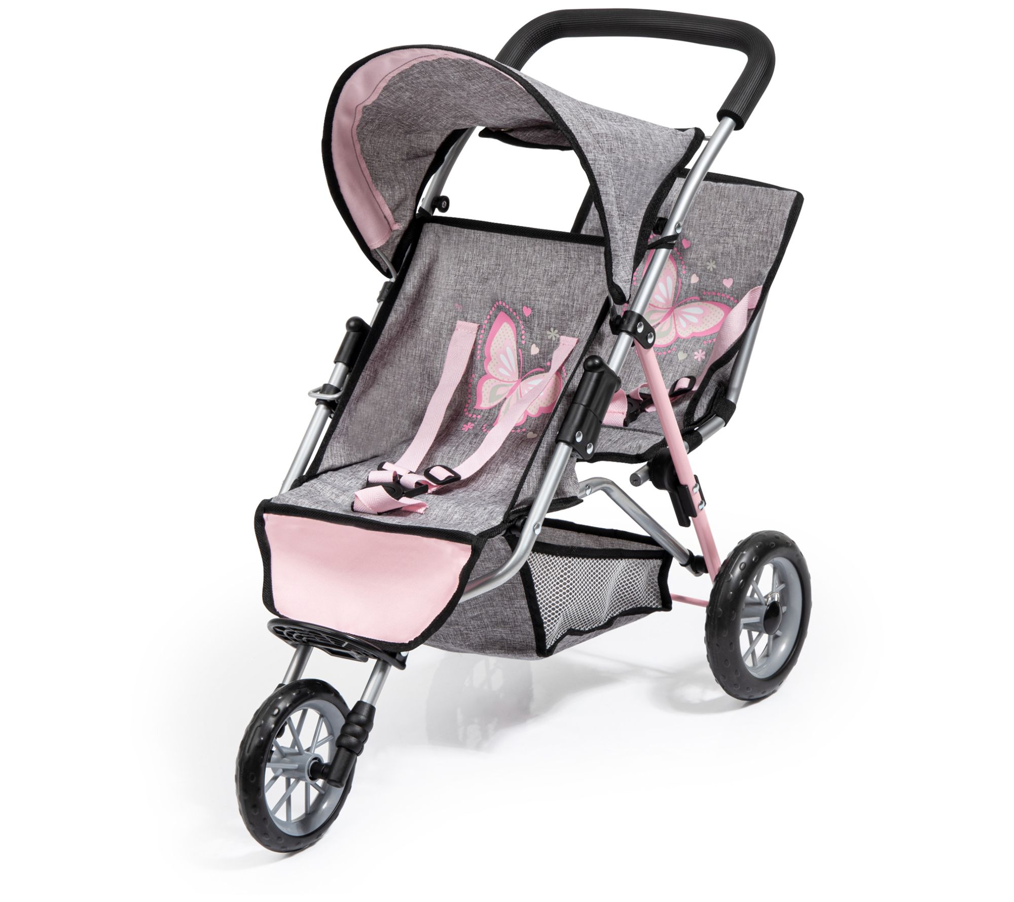 Ulba Twin Doll 3 Wheel Jogger