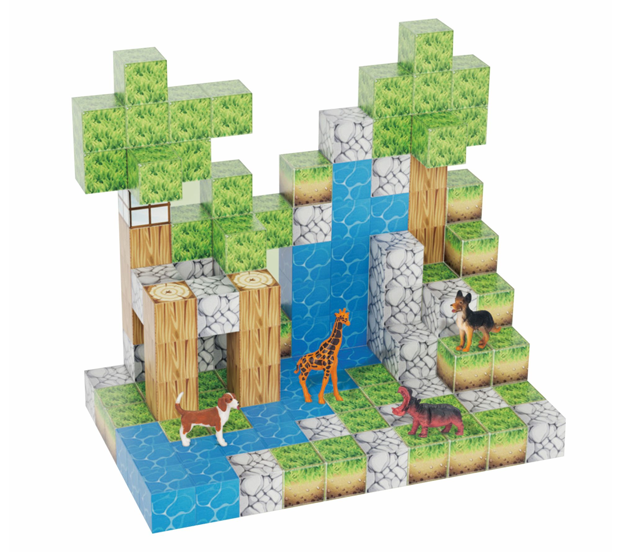 Contixo Magnetic Blocks Building Cubes Game 145-Pieces