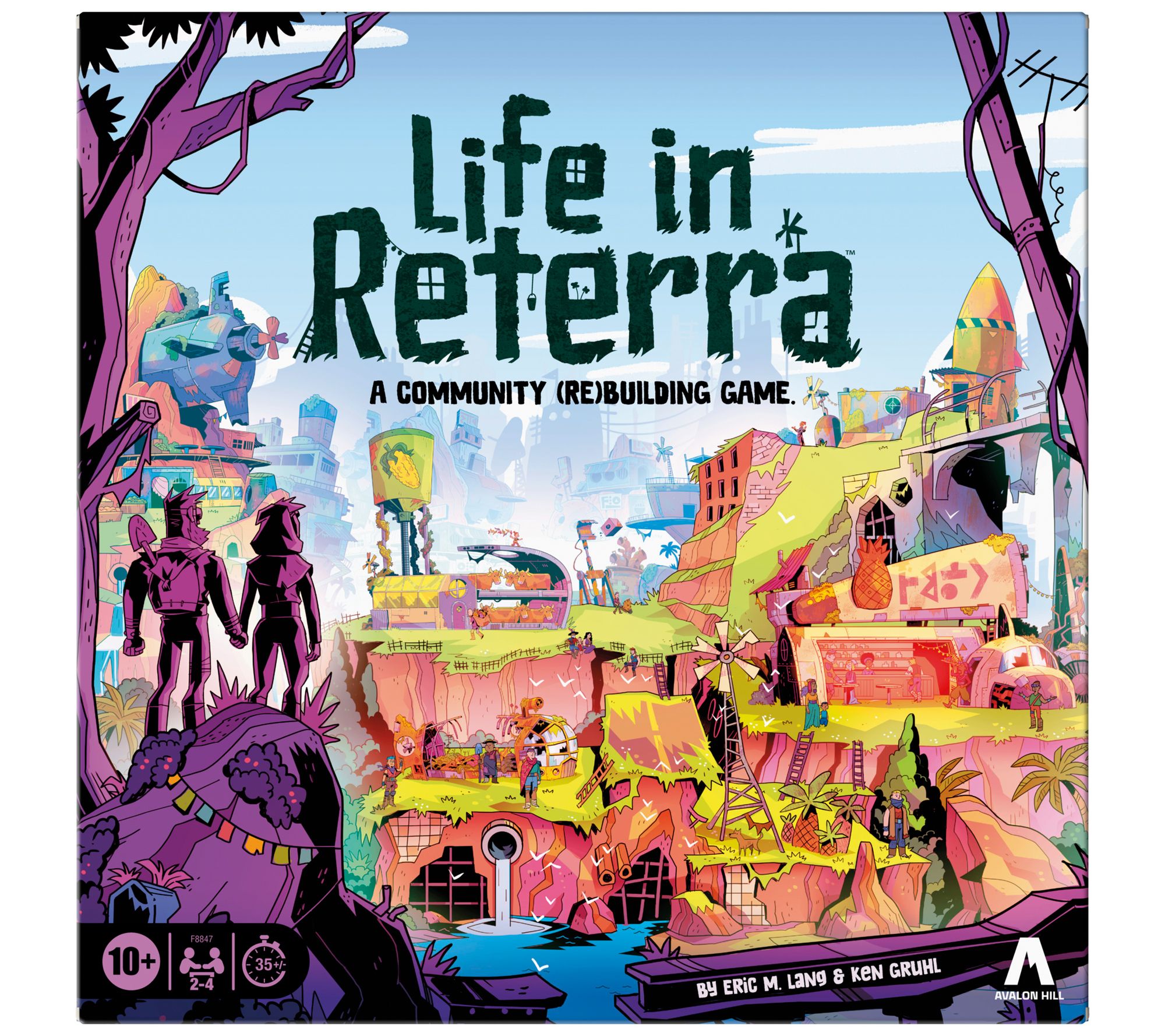 Hasbro Life in Reterra Board Game, Tile LayingStrategy Games