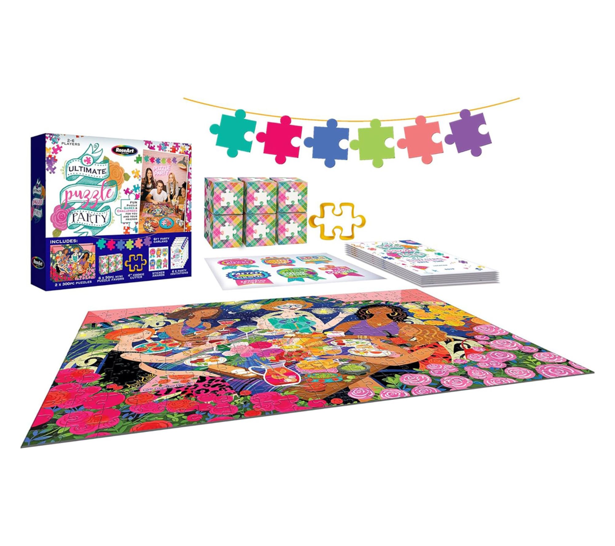 RoseArt: Puzzle Party Game Night