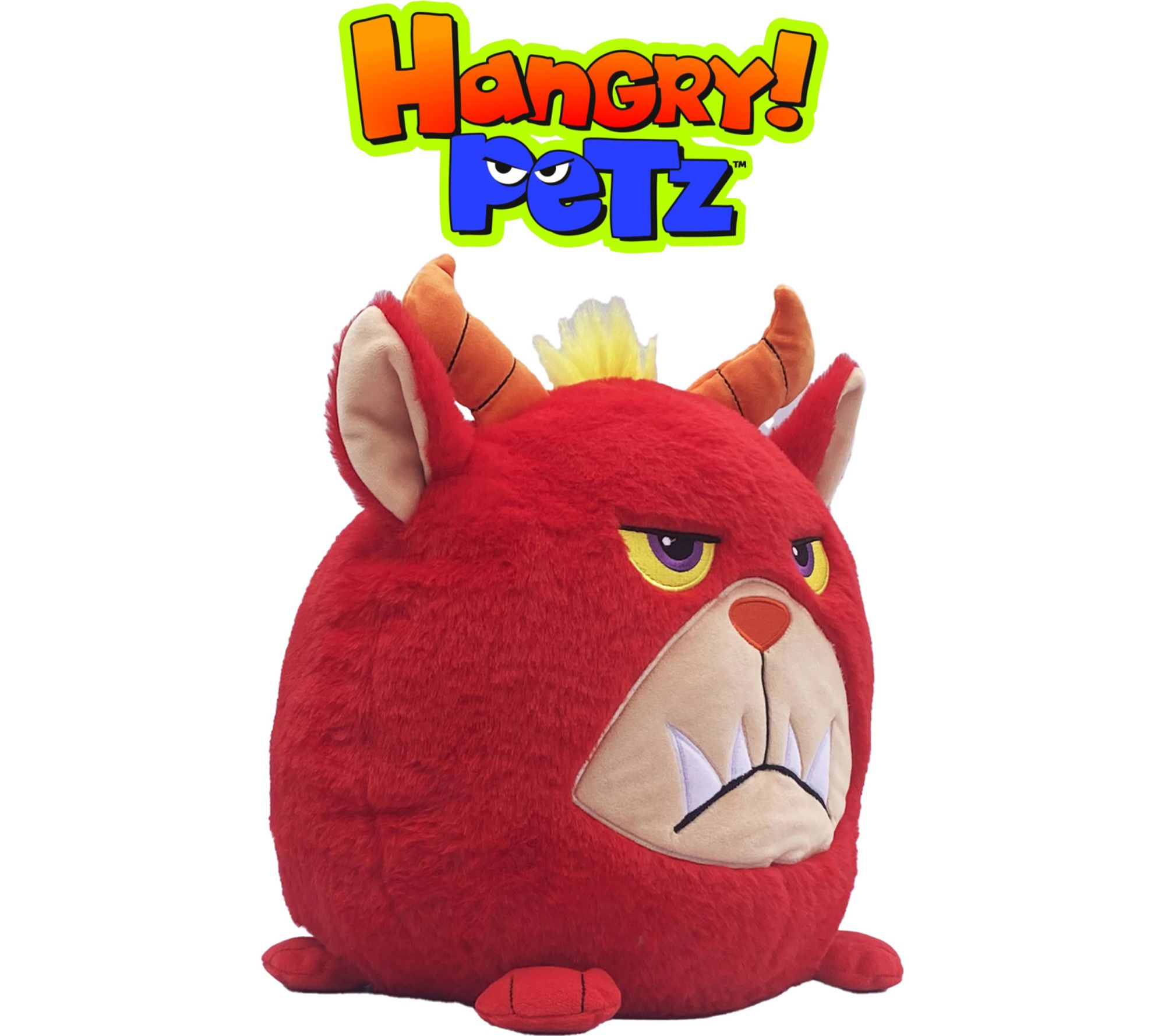 Hangry Petz Rogue Monster 12in Red Animal Plush | QVC