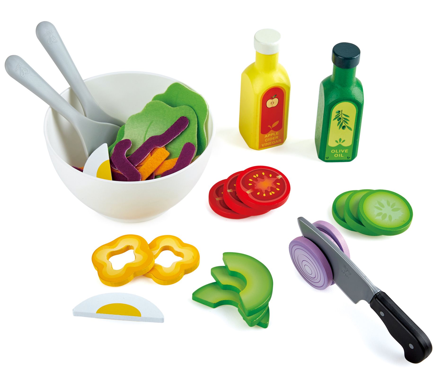 Hape Kitchen Healthy Salad Food Playset - 39pc