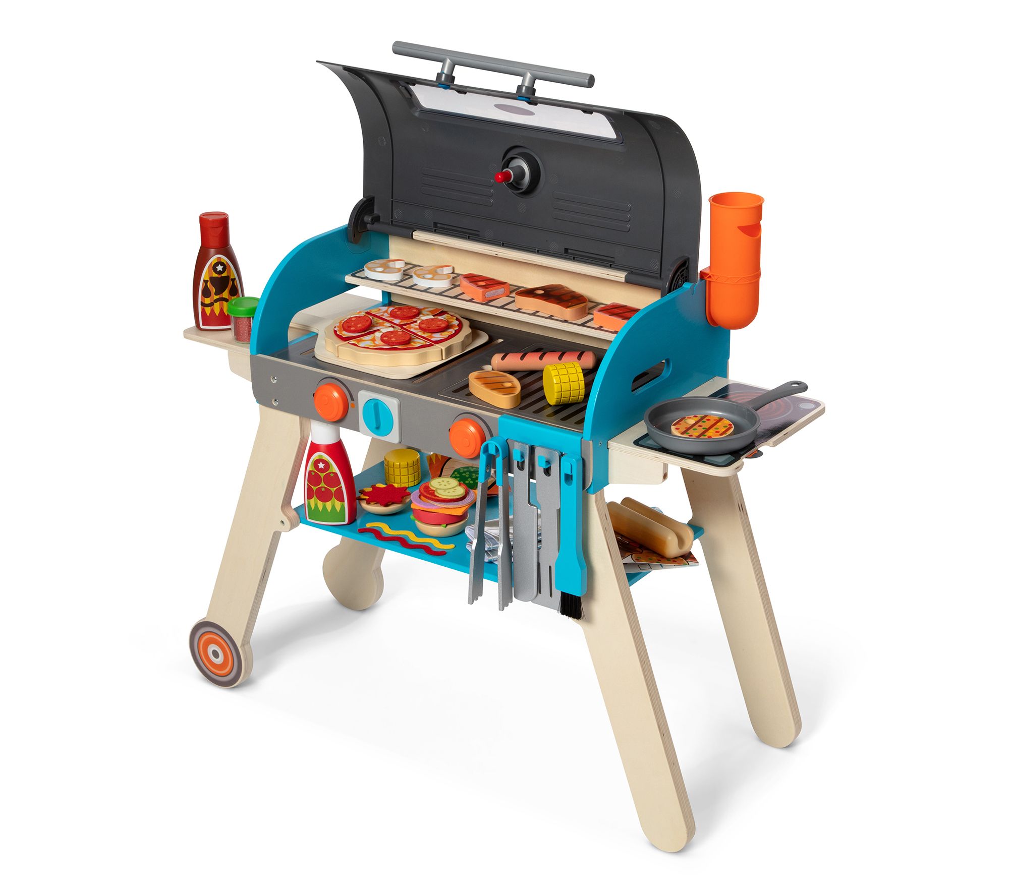 Melissa & Doug Deluxe Grill & Pizza Oven Playset