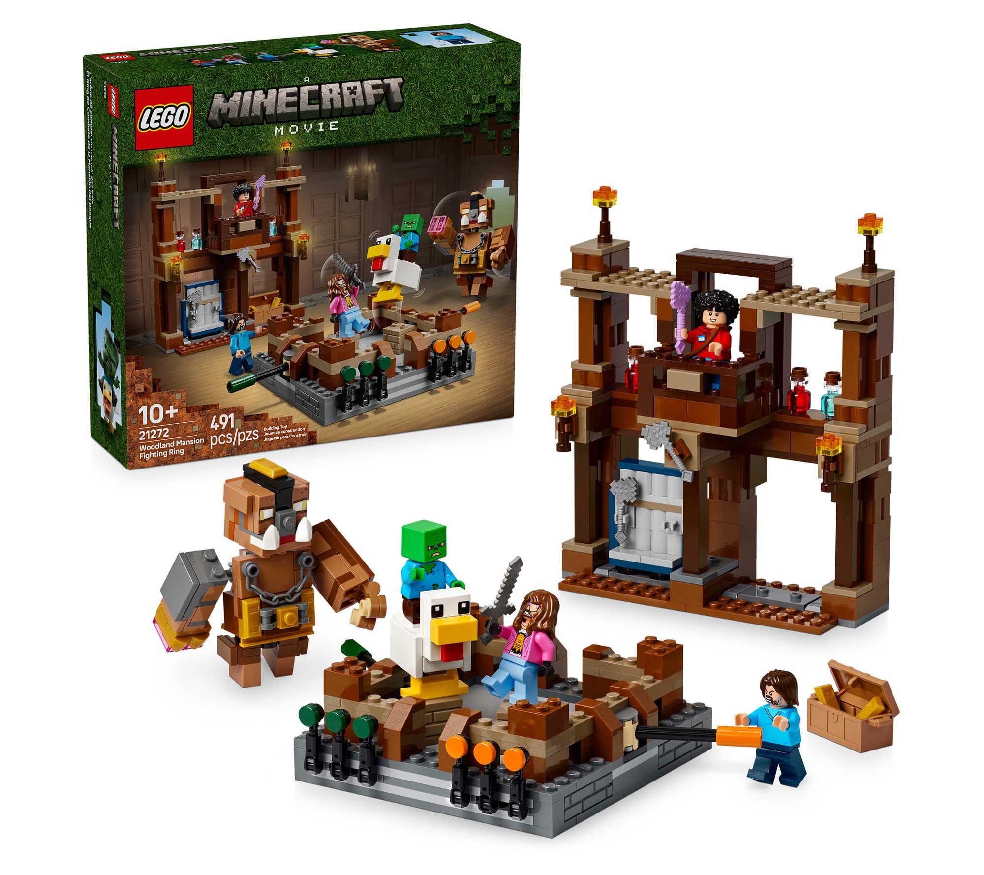 LEGO Minecraft Woodland Mansion Fighting Ring Gamer Toy
