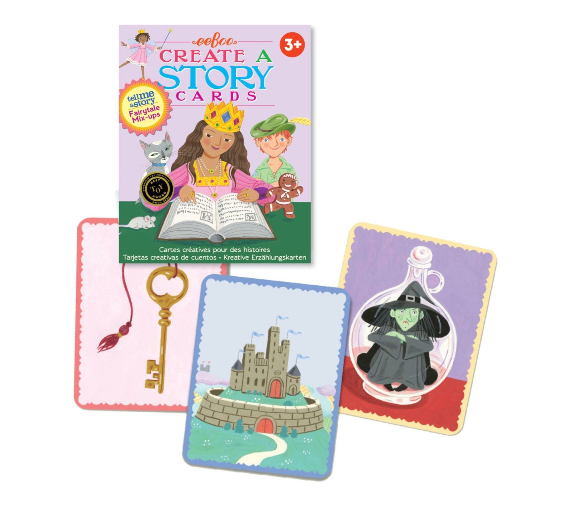 eeBoo Fairytale Mix Ups Create A Story Pre -Literacy Cards