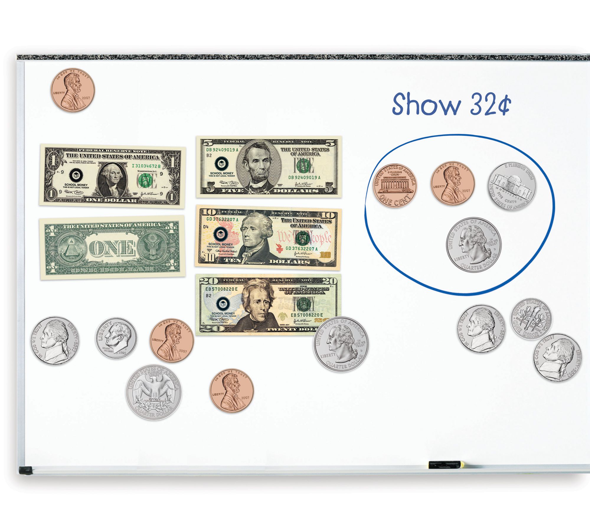 Double-Sided Magnetic Money by Learning Resources