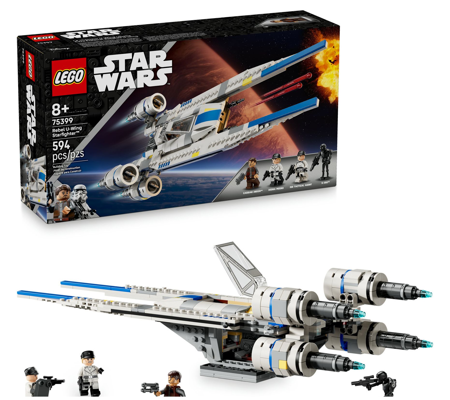 LEGO Star Wars: Andor Rebel U-Wing StarfighterBuildable Set