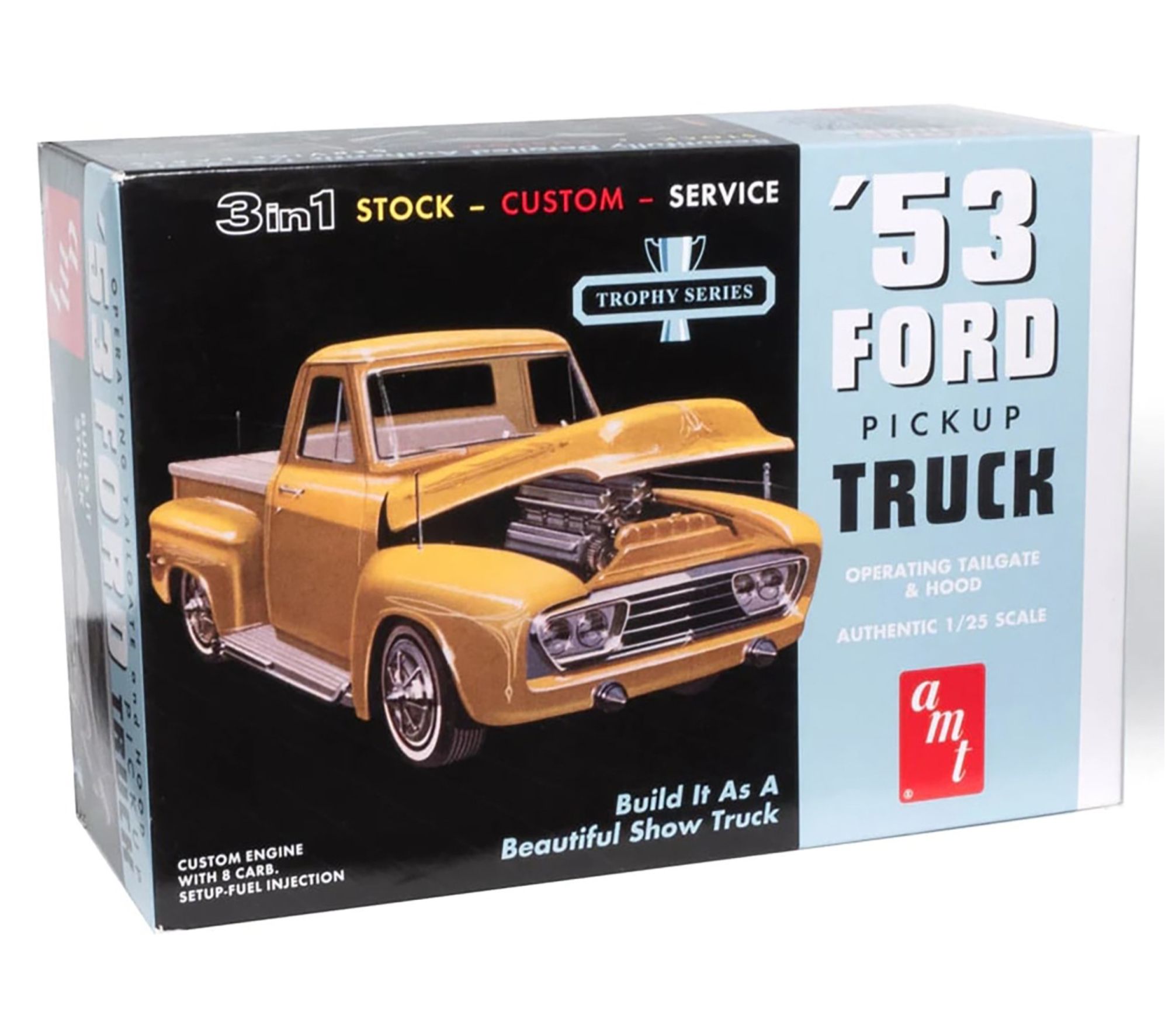 AMT: 1:25 Scale Model Kit - 1953 Ford Pickup, 3-In-1