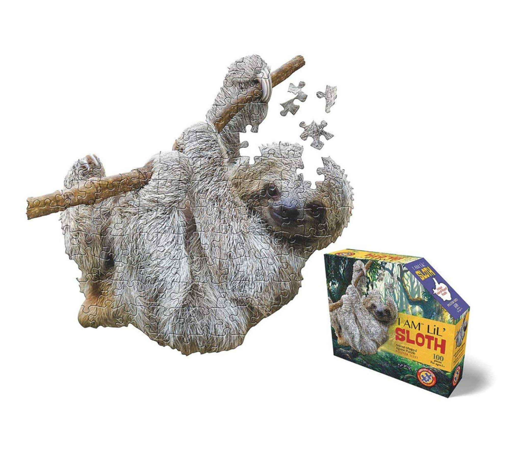 Madd Capp LiL' SLOTH 100 Piece Jigsaw Puzzle