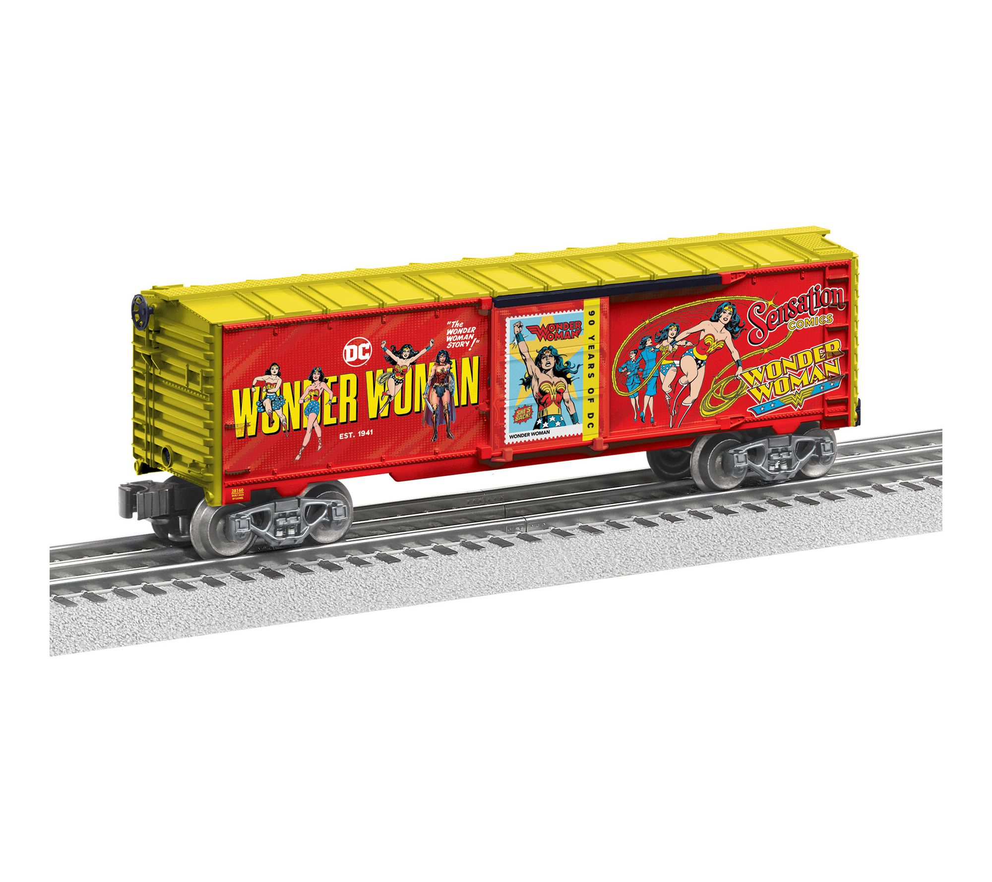 Lionel Warner Bros. DC 90th - Wonder Woman Boxcar
