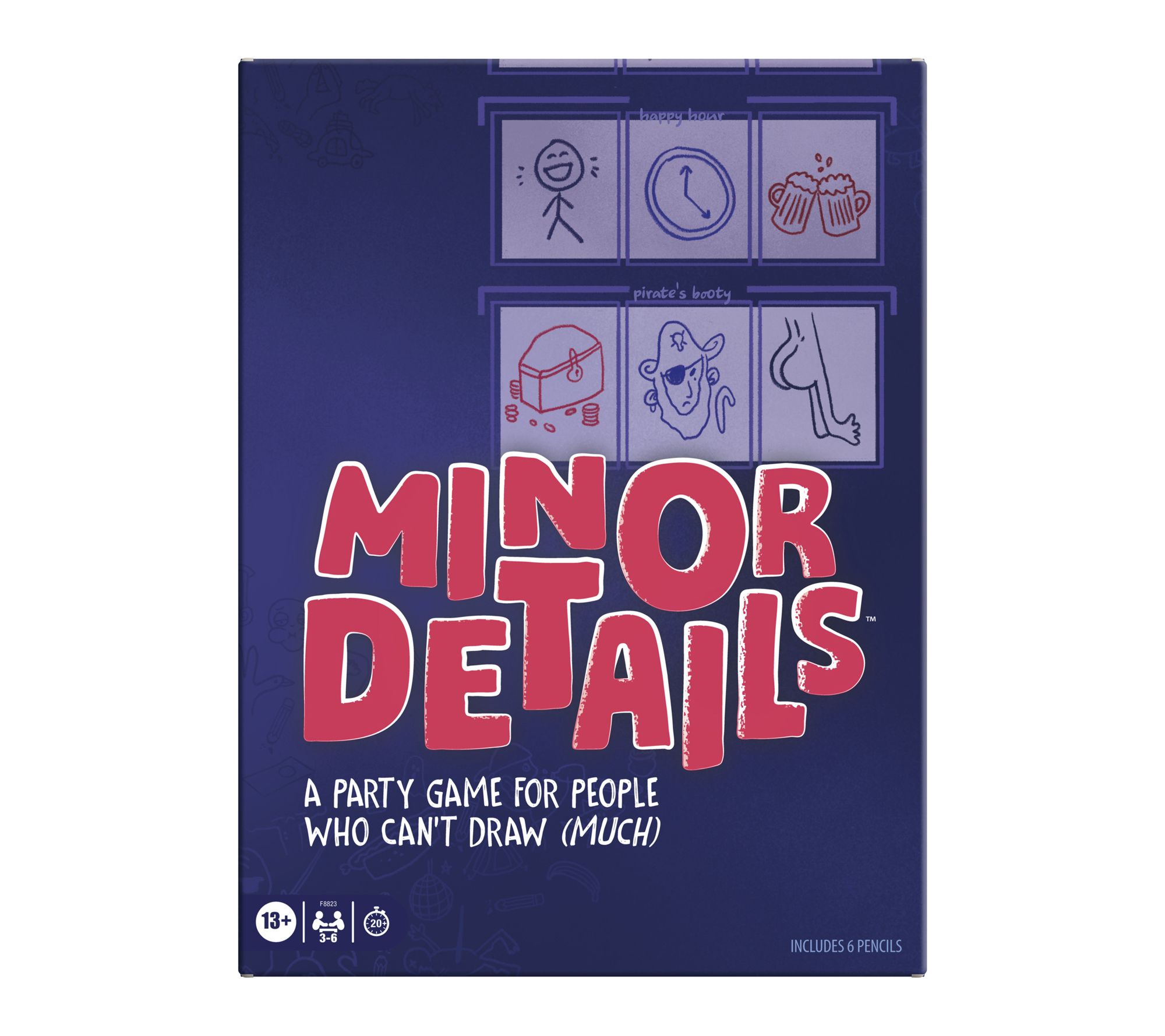 Hasbro Minor Details Party Game for People WhoCan't Draw