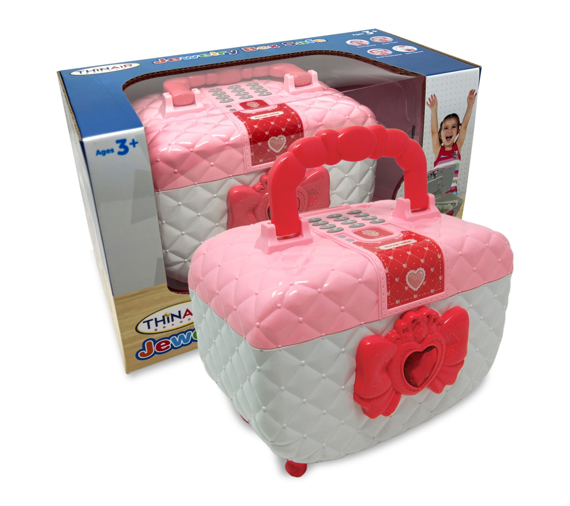 Playful Minds Jewelry Box Safe Portable Treasure Keeper