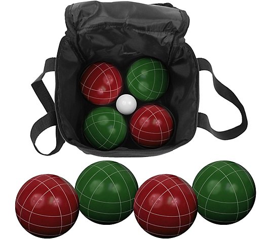Hey! Play! 9-Piece Bocce Ball Set with Carry Bag